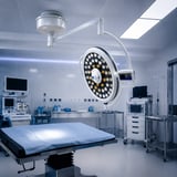 Quirófano moderno con LED